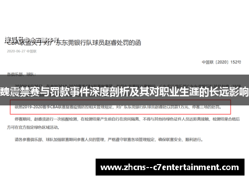 魏震禁赛与罚款事件深度剖析及其对职业生涯的长远影响 魏震禁赛与罚款事件深度剖析及其对职业生涯的长远影响